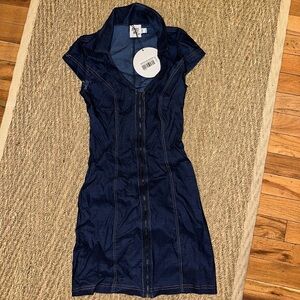 Princess poly denim dress